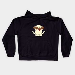 Zen Pug Kids Hoodie